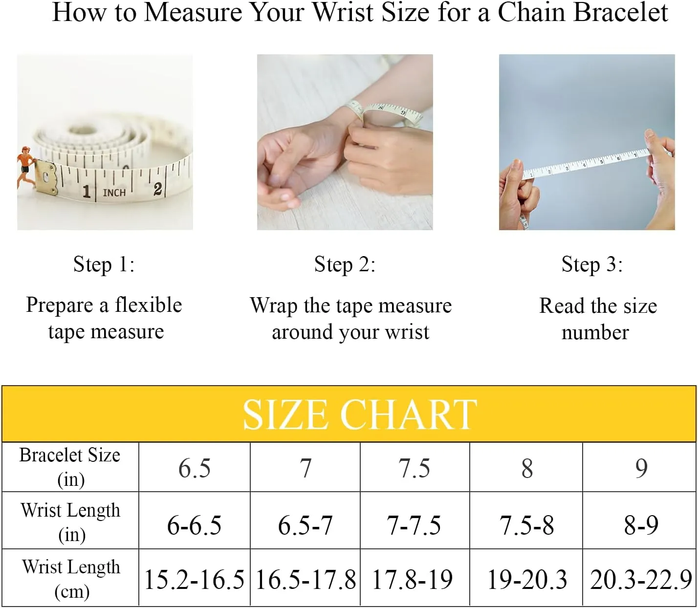 14K Gold Bracelets for Women Non Tarnish Bracelet for Men Paperclip Gold Chain Bracelets 5 Sizes 6.5in-9in Excellent for Stacking and Present