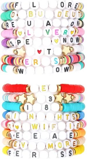 16PCS Friendship Bracelets Sets Inspired Bracelets Jewelry Gifts for Fans Women