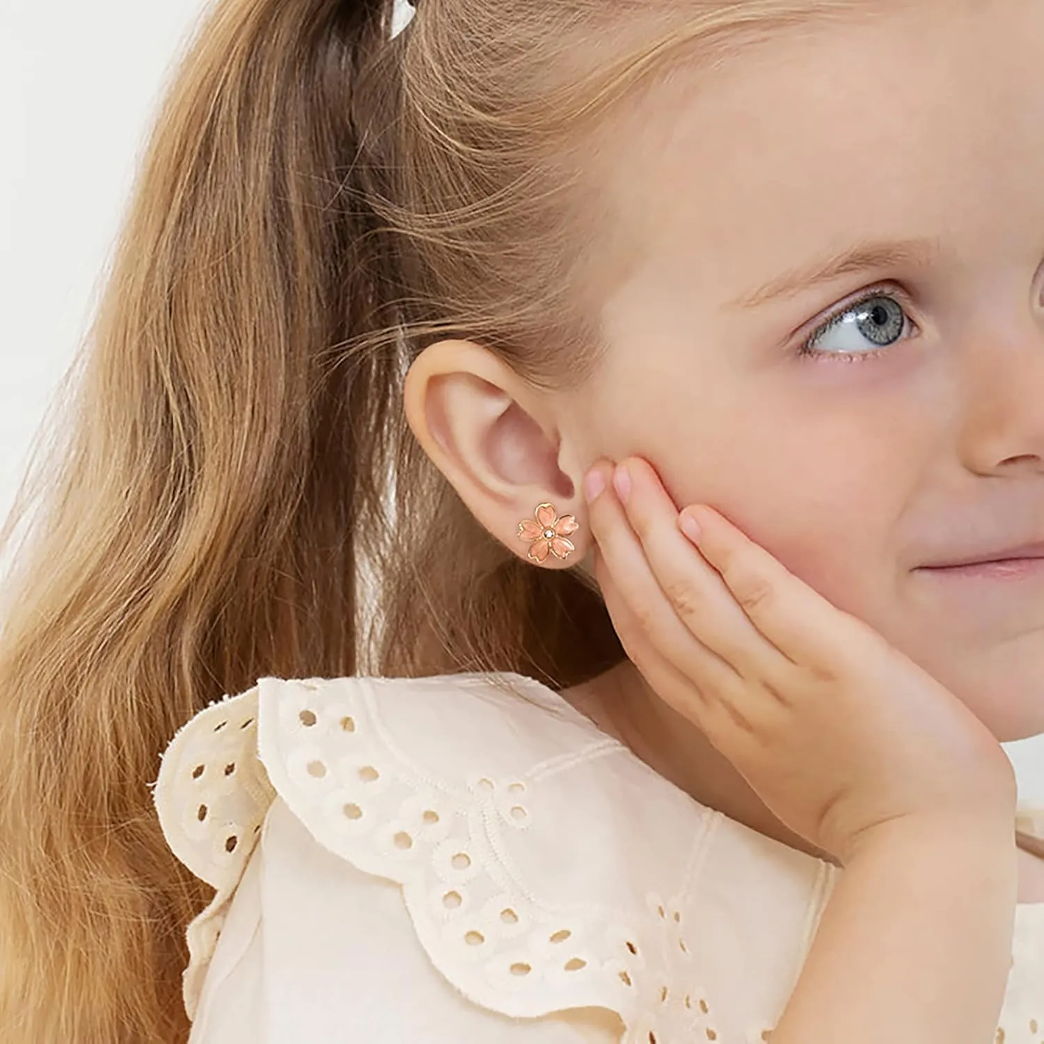 3 Pairs Kids Clip On Earrings Set for Girls Bow Earrings Cartoon Unicorn Clip Earrings Pink Mermaid Clip-On Earrings Cute Kids Non-Pierced Earrings Set