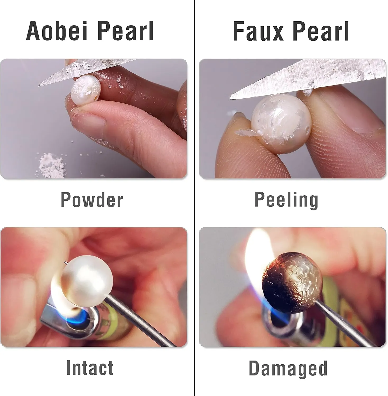Aobei Pearl Handmade Single Cultured Freshwater Pearl Choker Necklace for Women Genuine Leather Jewelry Glaze Ball Necklace Gift for Her