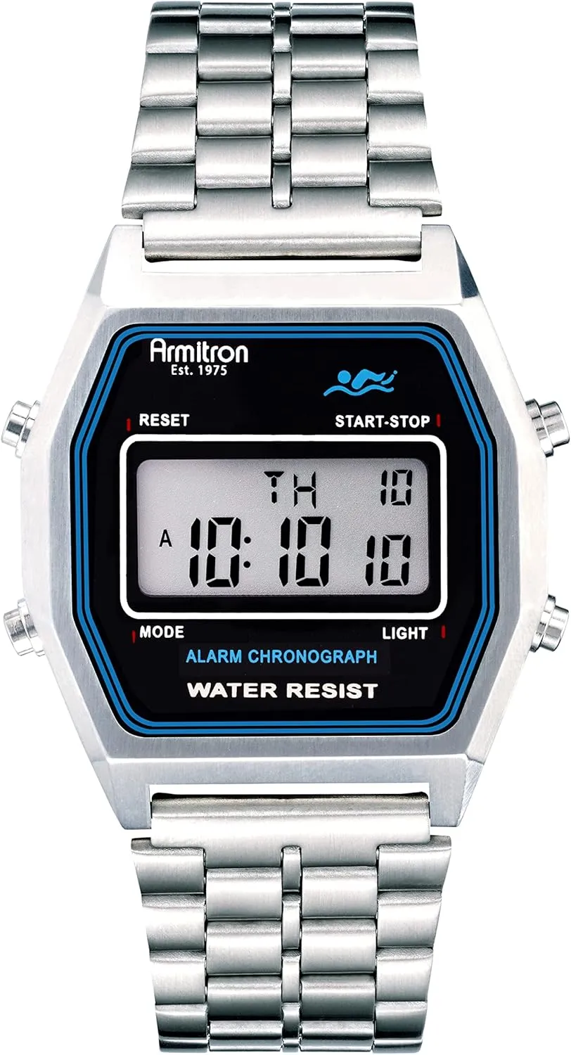 Armitron Sport Retro Digital Chronograph Bracelet Watch, 40/8474