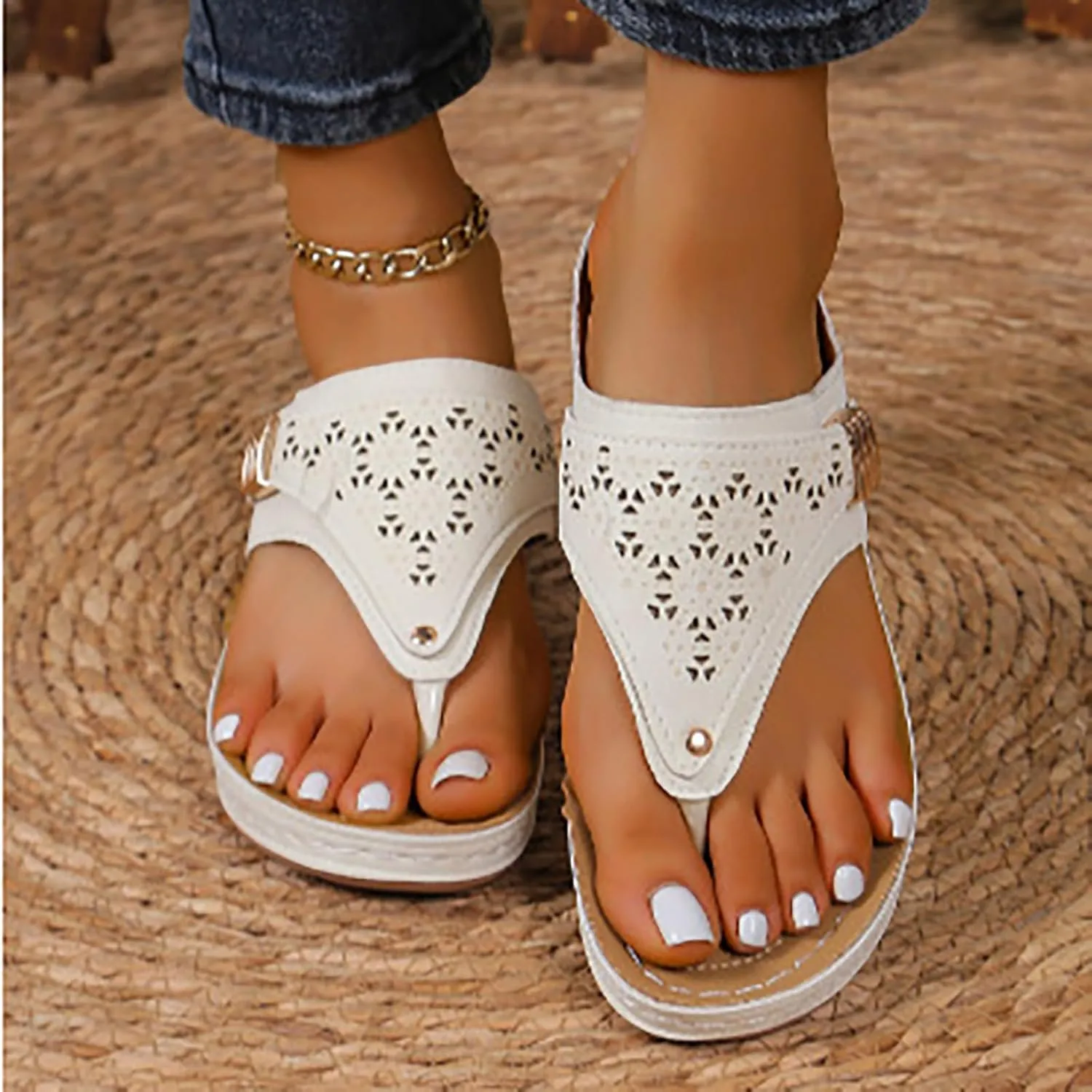 Avylays Breathable Mesh Sports Sandals With Non-Slip Sole, Orthopedic Sandals Flip Flops Summer Comfortable Sandals