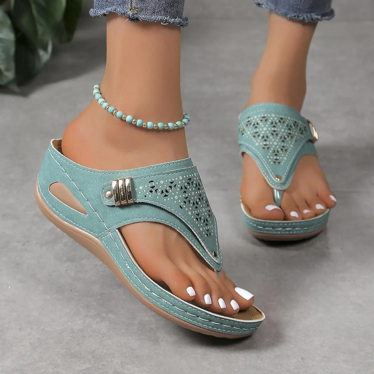 Avylays Breathable Mesh Sports Sandals With Non-Slip Sole, Orthopedic Sandals Flip Flops Summer Comfortable Sandals