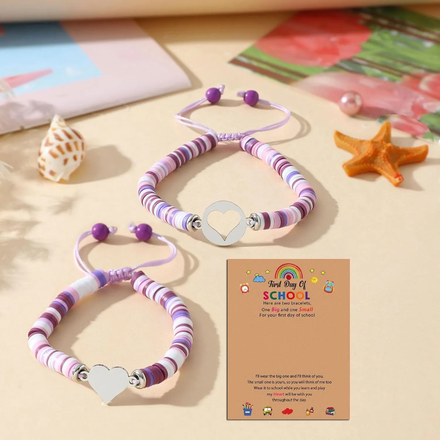 Back To School Matching Bracelets Back to School Bracelet Adjustable Bracelets Jewelry