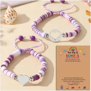 Back To School Matching Bracelets Back to School Bracelet Adjustable Bracelets Jewelry