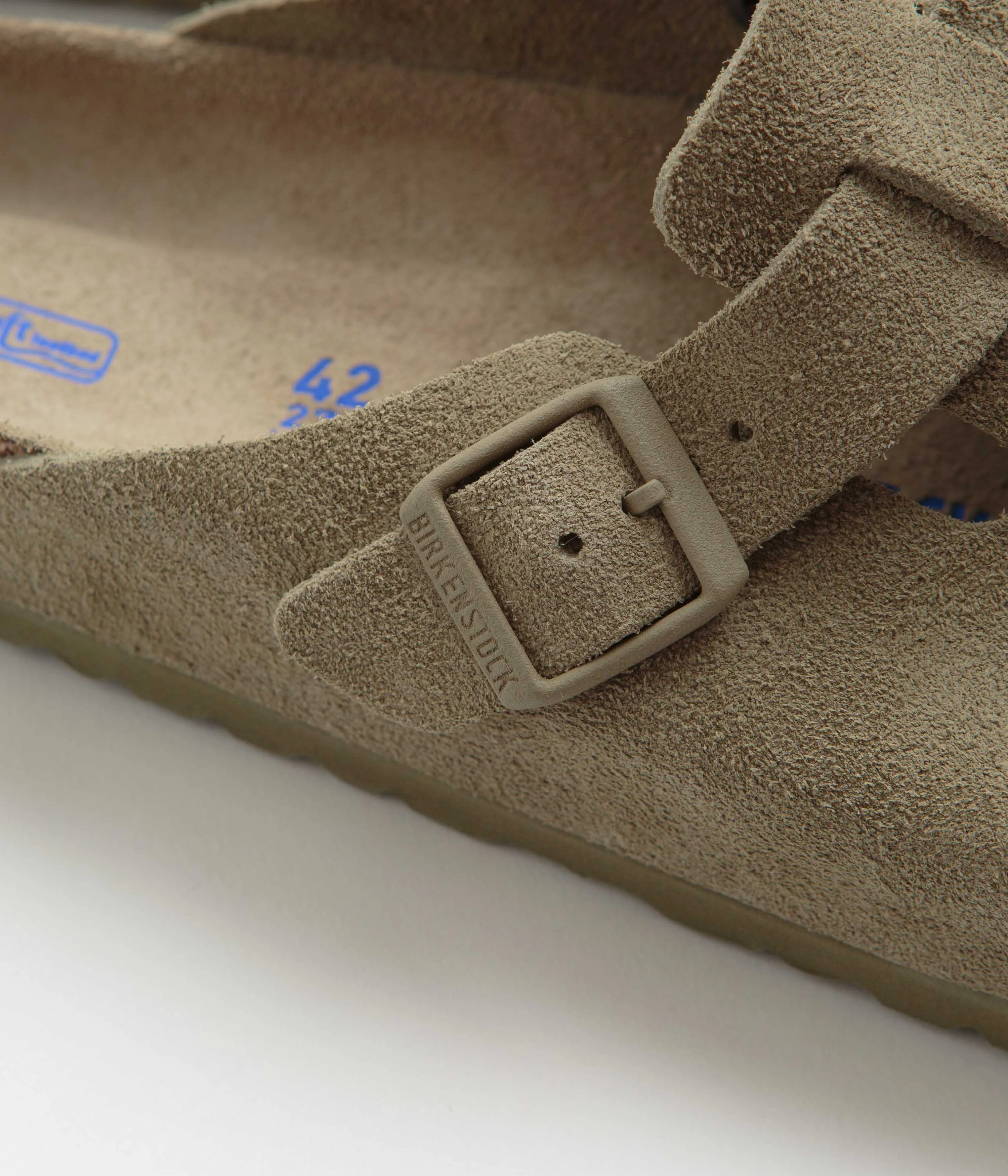 Birkenstock Boston BS Sandals - Faded Khaki