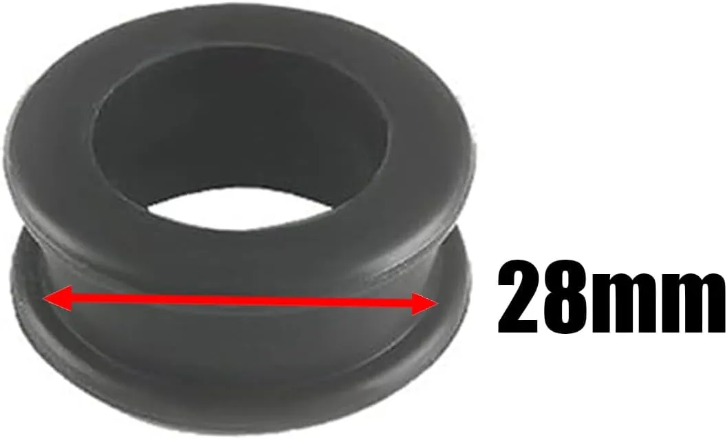 Black Implant grade sili Double Flare Tunnel Plug SI01 Ear Stretching Stretcher Piercing 2Pcs