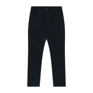 Black Super Stretch Knit Denim - Slim