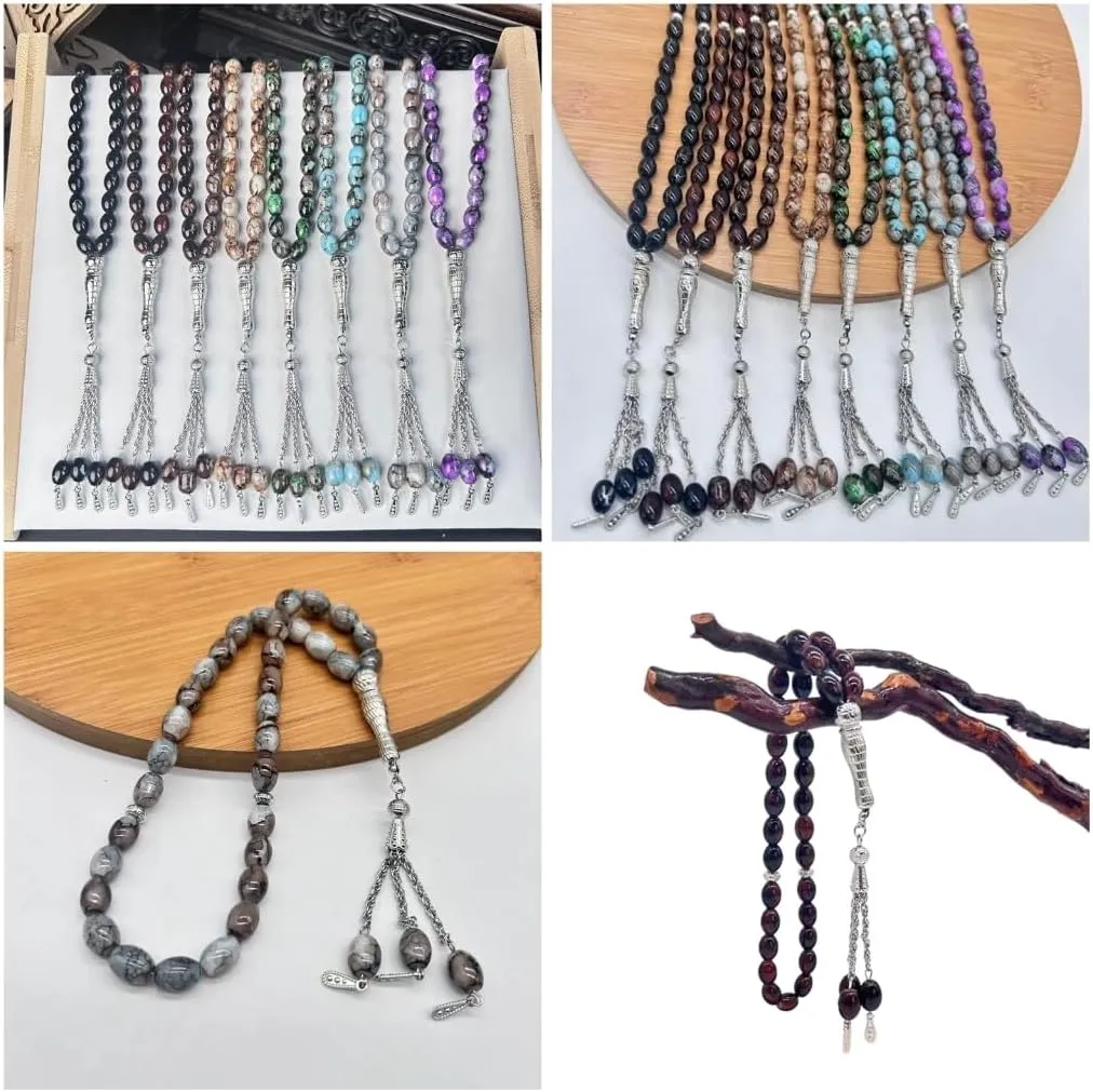 Catholic Glass Bead Rosary Bracelets Elegant Religious Chain Prayer Jewelry for Womens Baptisms