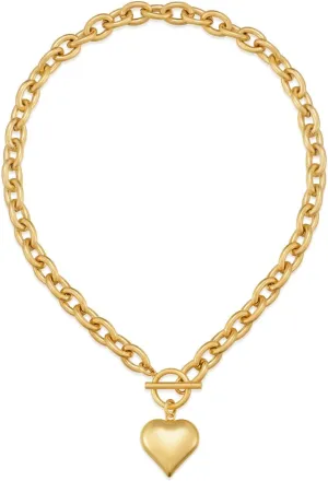 Chunky Gold Pendant Necklaces For Women Gold Chain links With Sun Heart Lion Conch Shell Charms Summer Necklaces Beach Jewelry Gift