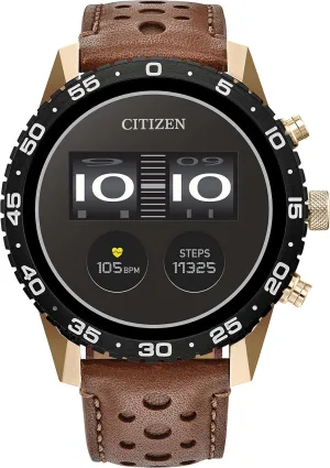 Citizen CZ Smart PQ2 44MM Sport Smartwatch with YouQ App with IBM Watson AI and NASA research, Wear OS by Google, HR, GPS, Fitness Tracker, Amazon Alexa, iPhone Android Compatible, IPX6 Rating