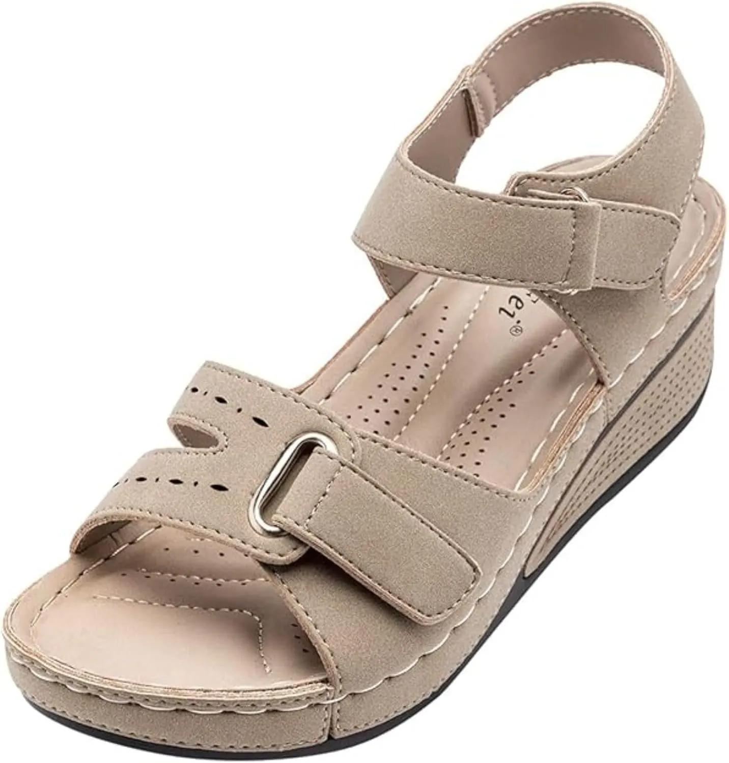Comfortable Sandals for Women Dressy Summer Orthopedic Sandals Walking Shoes with Arch Support Platform Sandals