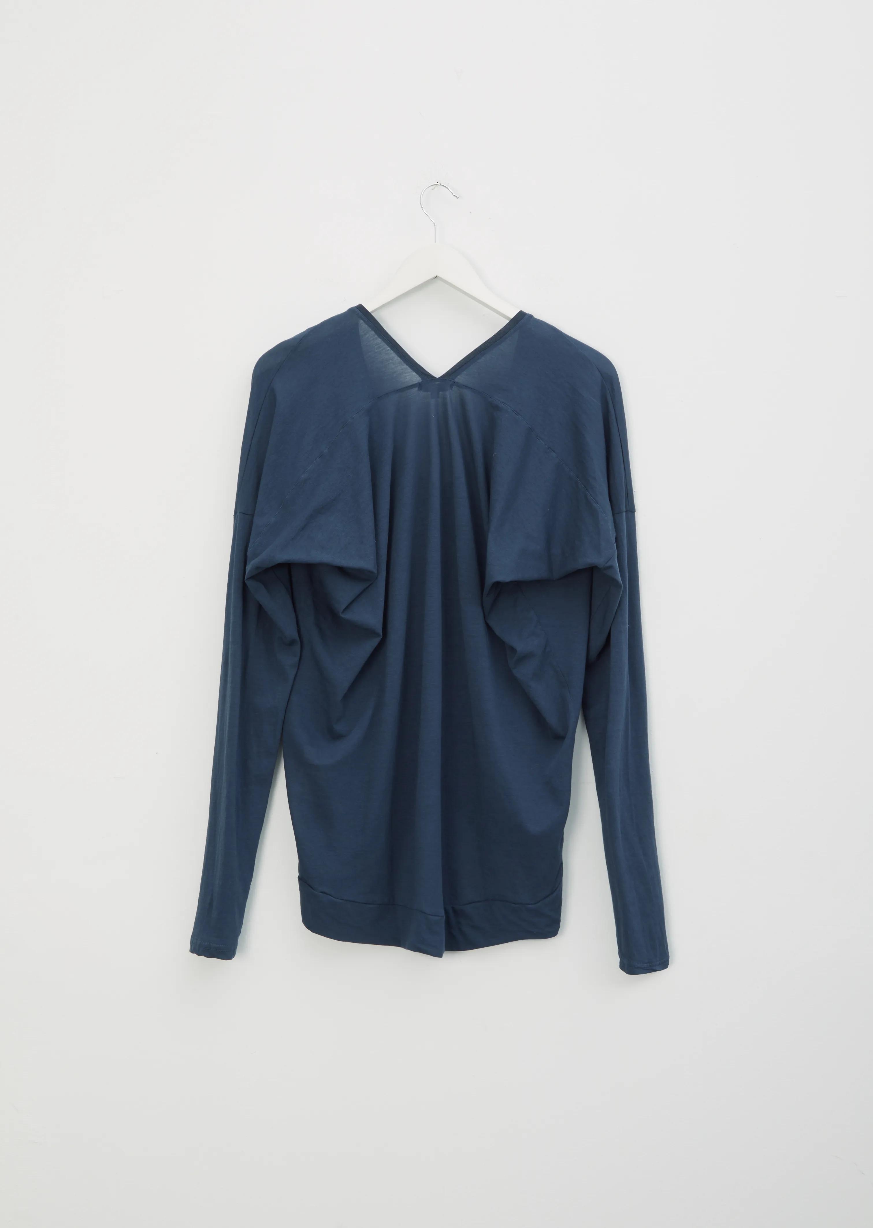 Cotton Cardigan Top — Blue