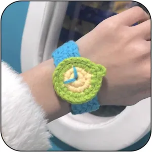 Cute Bracelets for Girls Handmade Wool Knitting Small Watches,Creative Gifts for Women and Men Bracelets Accessories Multicolor Friendship Bracelets