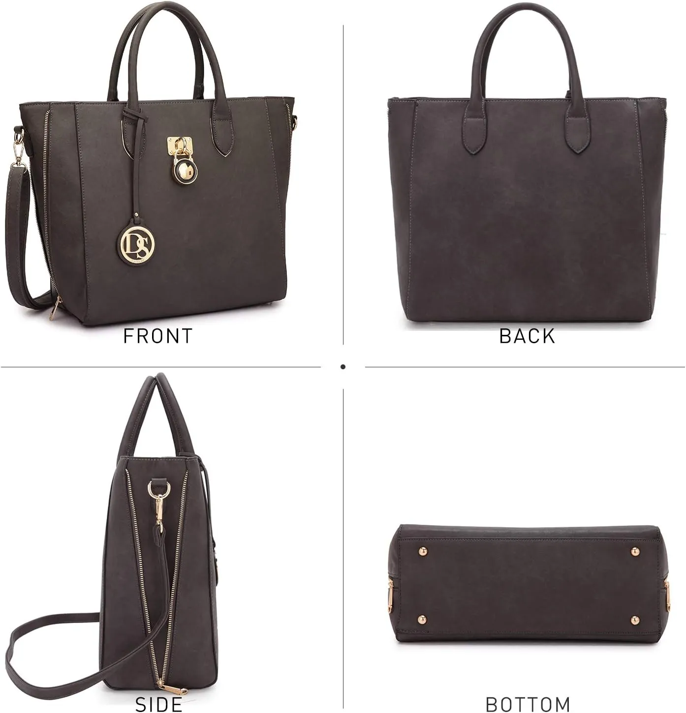 Dasein Women Handbags Purses Large Tote Shoulder Bag Top Handle Satchel Bag for Work