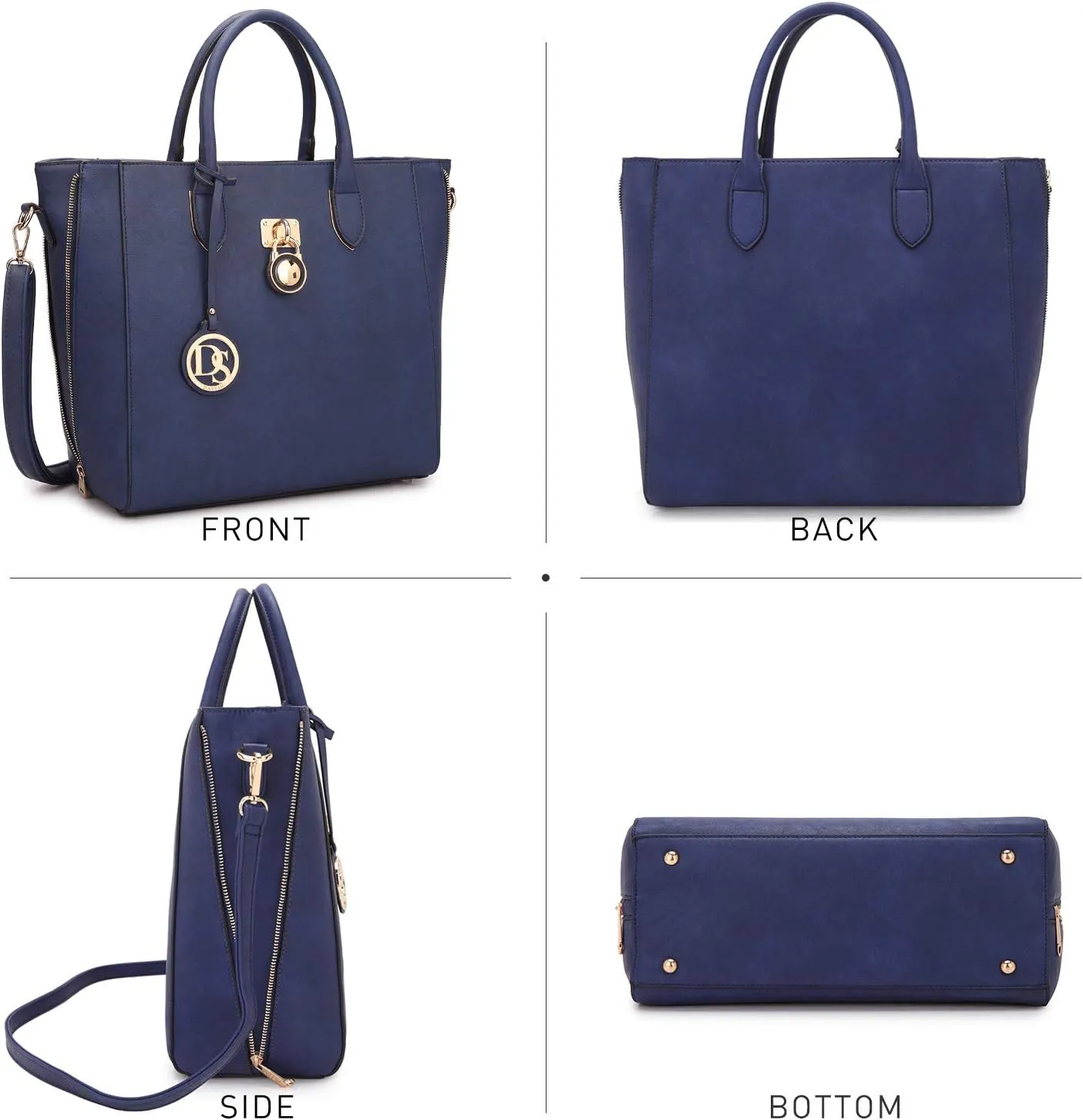 Dasein Women Handbags Purses Large Tote Shoulder Bag Top Handle Satchel Bag for Work