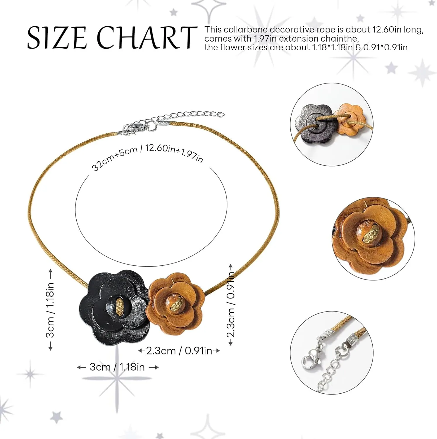 Deep Purple Rose Choker Gothic Rose Vintage Handmade Collarbone Necklace Elegant French Flower Adjustable Charm Chain for Women Wedding Holiday Costume Party Jewelry