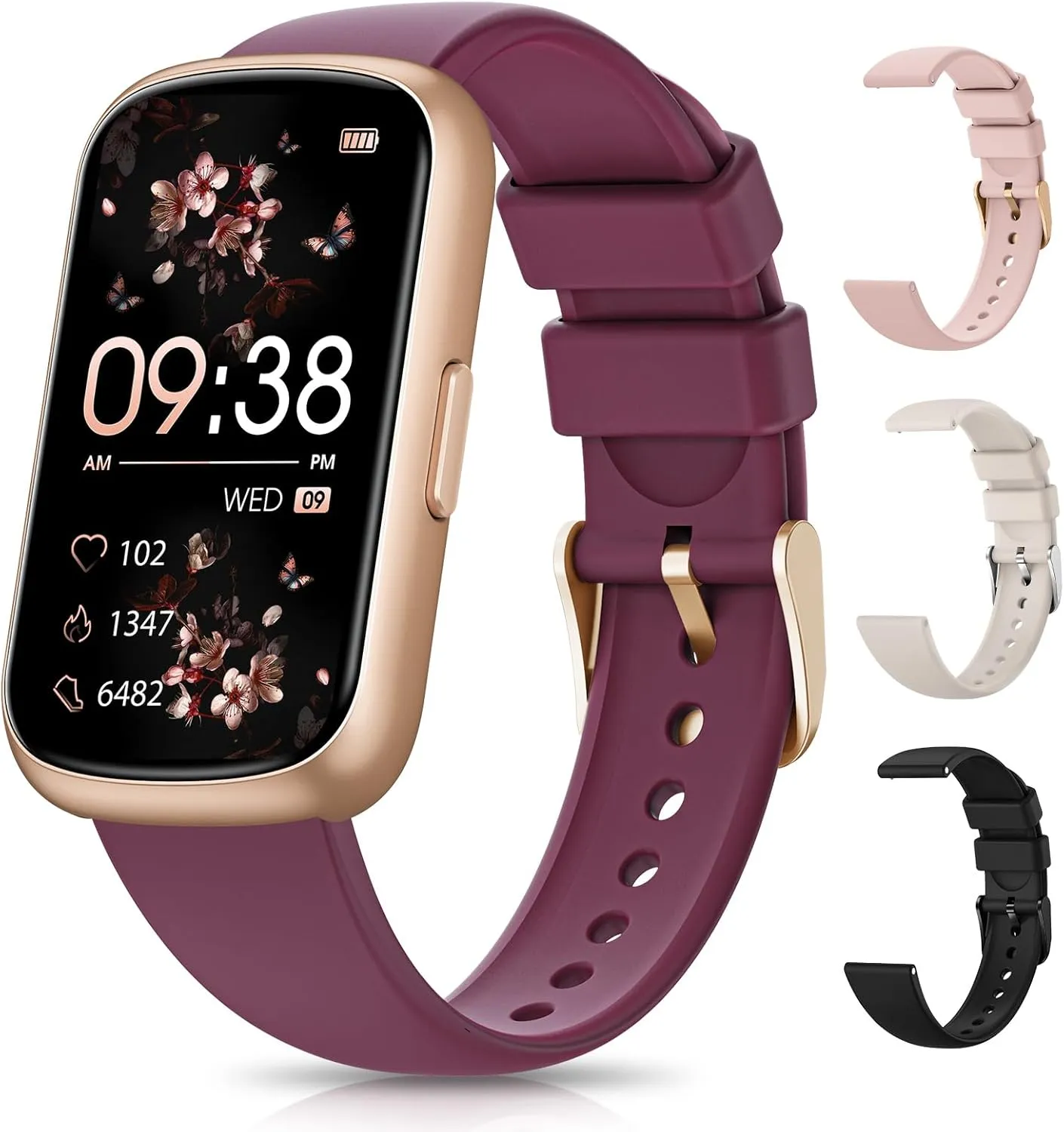Fitness Tracker, Fitness Tracker Watches for Women with Heart Rate/Blood Oxygen/Sleep Monitor, 20  Sports Modes Smart Watches for Women/Men, Activity & Step Tracker Smart Watch for Android/iOS Phones