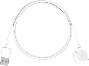 Fossil Smart Watch Rapid Charger - Gen 6 Touchscreen, Gen 6 Wellness Edition Touchscreen Smart Watch Charger, Color: White (Model: FTW0006)