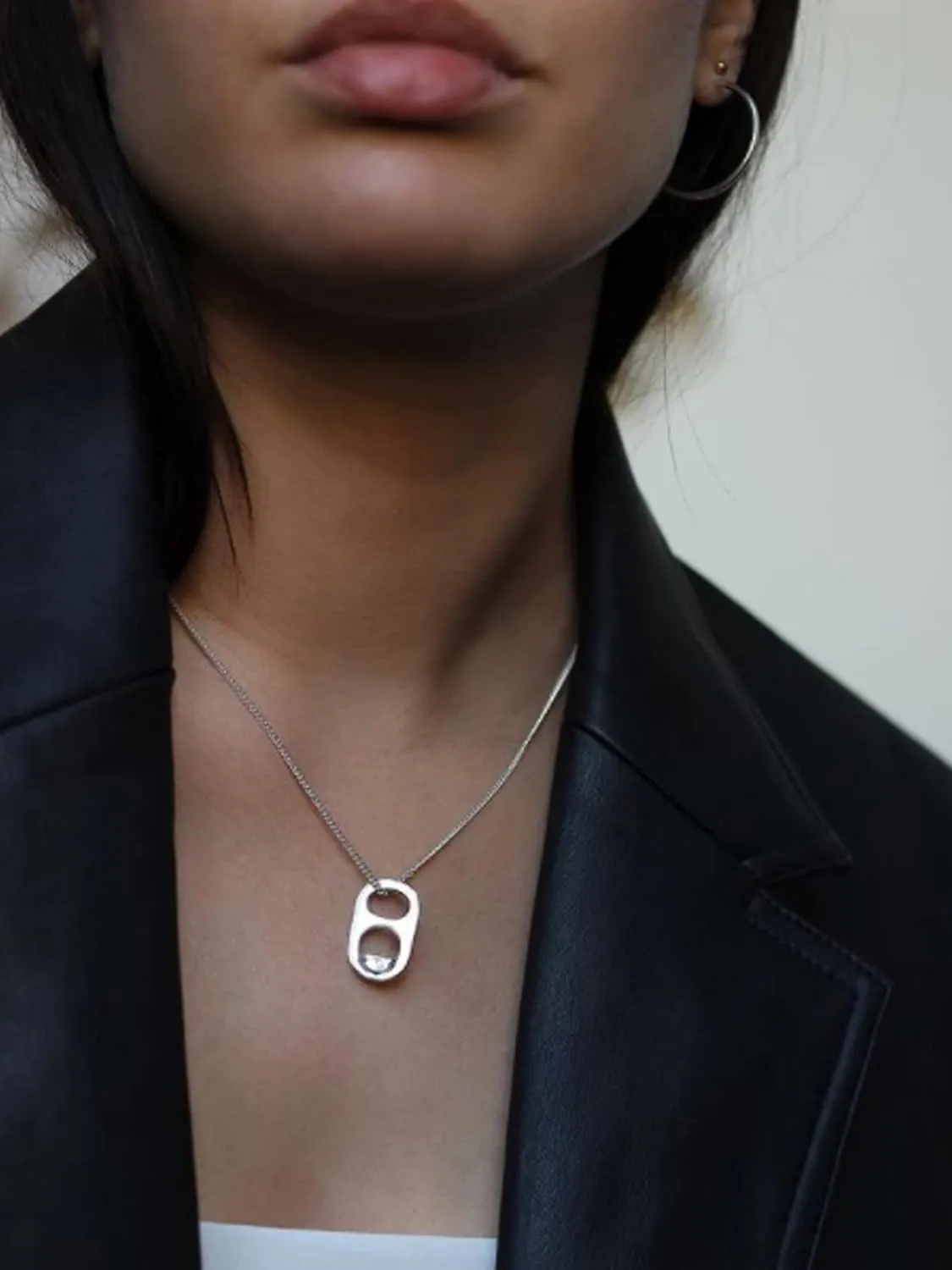 Frodete Soda Tab Necklace for Men Women Gifts Trendy Stuff Soda Bottle Cap Necklaces Punk Beaded Chain Necklaces Christmas Gifts