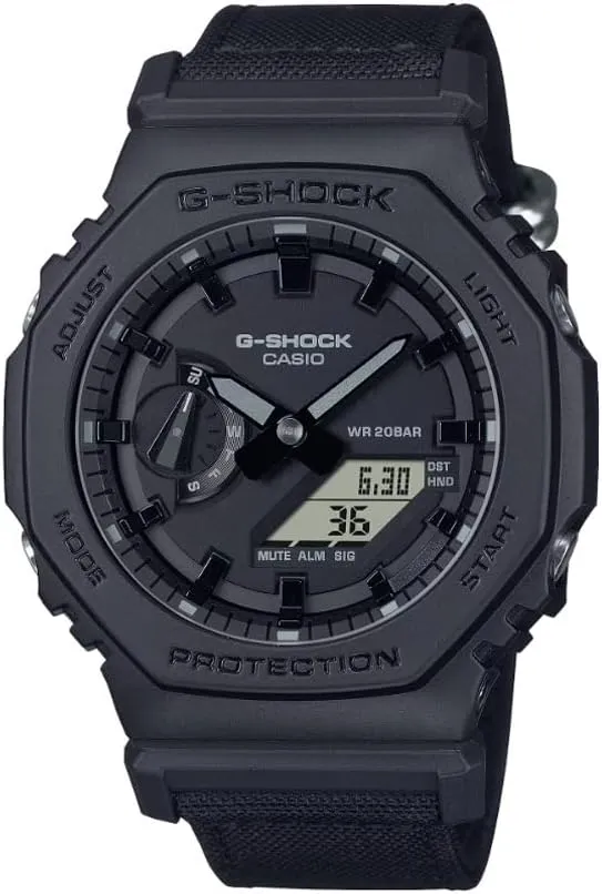 G-Shock Casio GA2100BCE-1A Street-Smart Utilitarian Edition Cordura Nylon Band