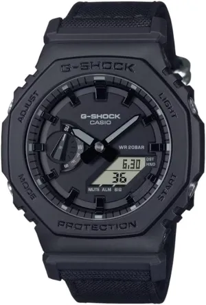 G-Shock Casio GA2100BCE-1A Street-Smart Utilitarian Edition Cordura Nylon Band