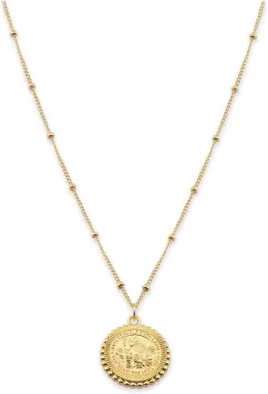 Get Back Necklaces | St. Christopher Satellite Coin Necklace