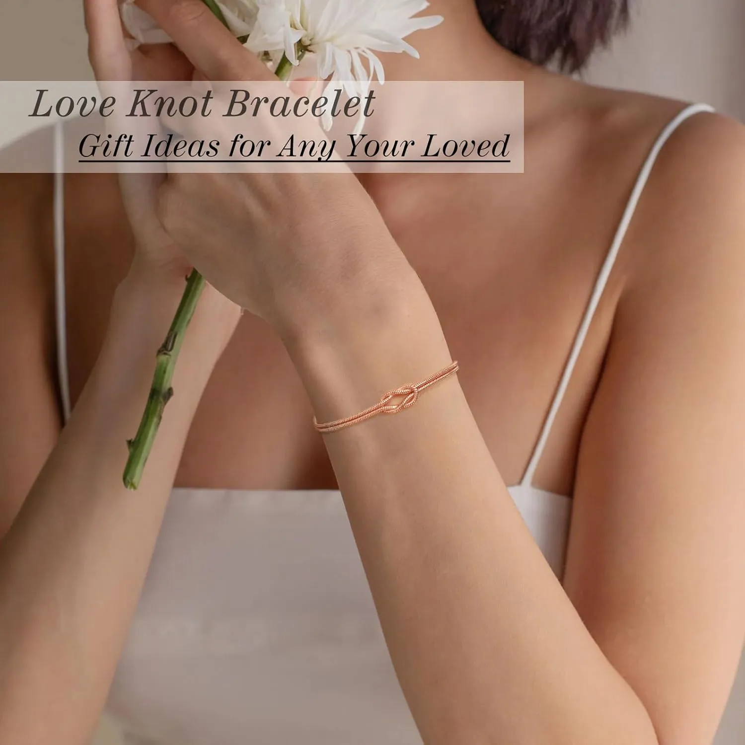 Gold Bracelets for Women Teen Girl Gifts Infinity Knot Bracelet Gifts for Daughter Granddaughter Wife Birthday Gift Ideas Anniversary Valentines Mothers Day Christmas Jewelry Gifts