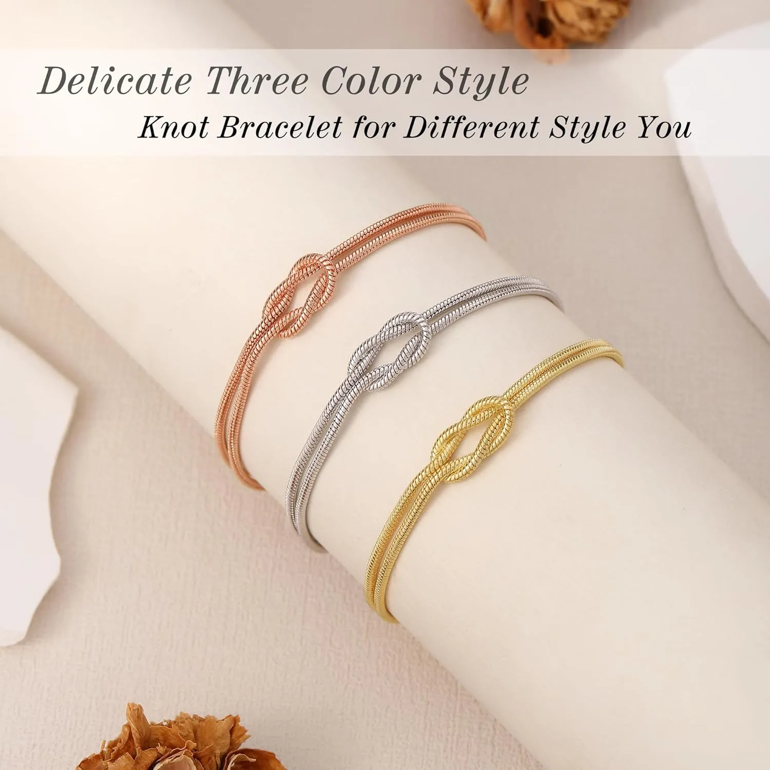Gold Bracelets for Women Teen Girl Gifts Infinity Knot Bracelet Gifts for Daughter Granddaughter Wife Birthday Gift Ideas Anniversary Valentines Mothers Day Christmas Jewelry Gifts