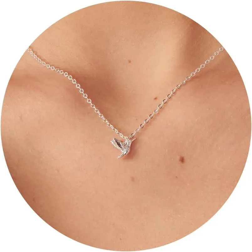Gold Necklace for Women- Bee Necklace Simple Hummingbird Necklace Infinity Pendant Necklace Jewelry for Girls