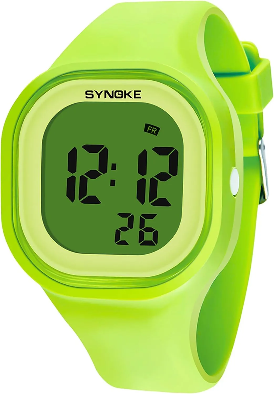 Gosasa Male and Female Digital Sports Watches LED Electron 50m Waterproof Luminous Silicone Watch