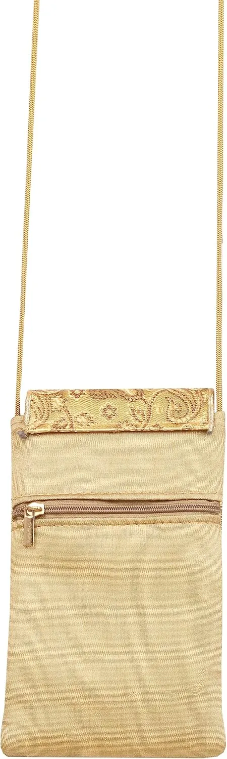 handcrafted embroidered/brocade crossbody evening purse handbag vintage party wedding gift for women.