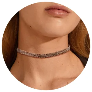Handmade Choker Necklace Macrame Woven Necklaces for Women Teen Girls Chokers Jewelry Birthday Christmas Gifts for Mom Daughter Wife Adjustable Chokers for Women Braided Collar Necklace