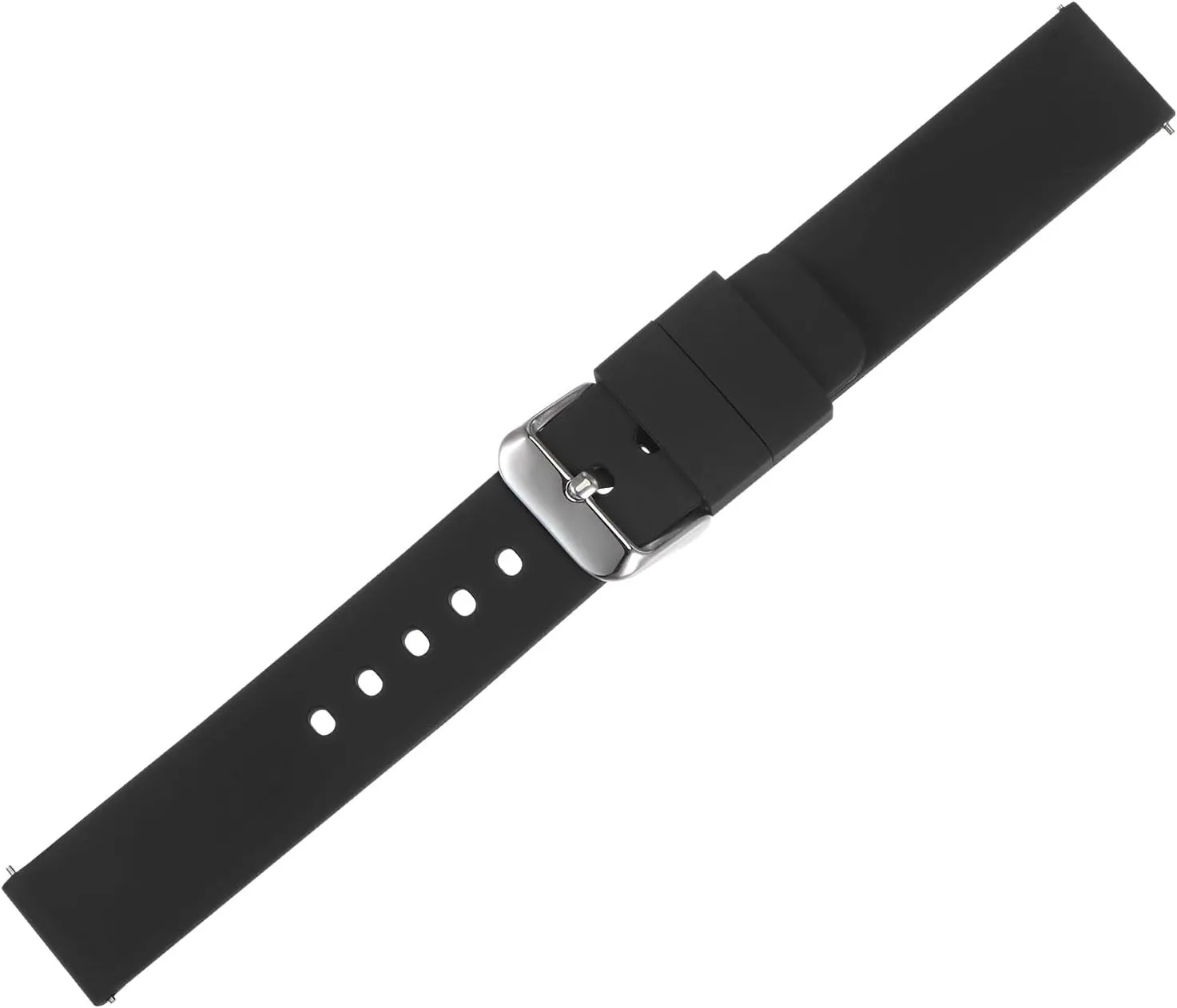 HARFINGTON Silicone Watch Band Quick Release Soft Rubber Replacement Watch Strap with Stainless Steel Buckle for Men Women