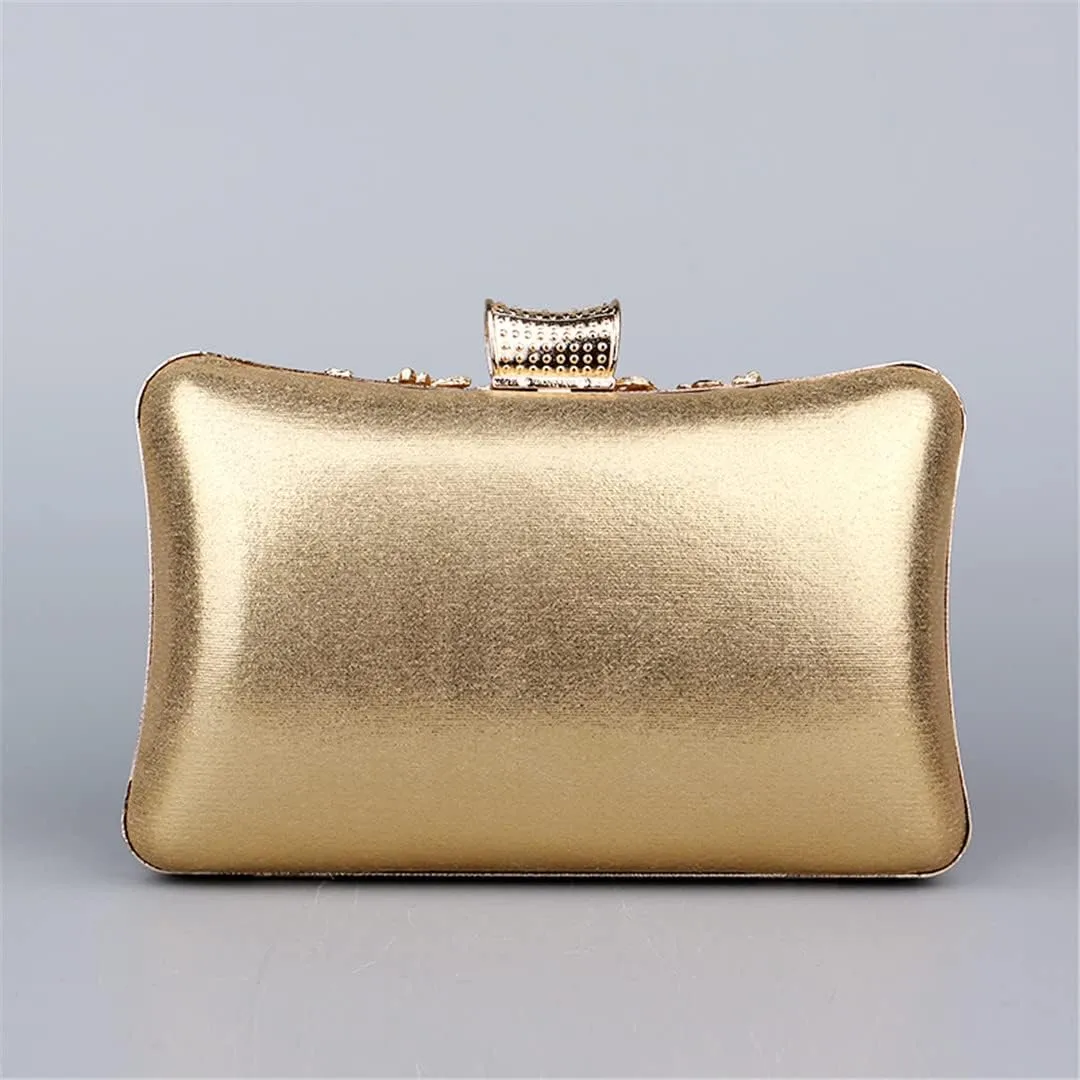 Hollow Out Style Evening Bags Party Day Clutch Bag Diamonds Chain Shoulder Handbags Purse