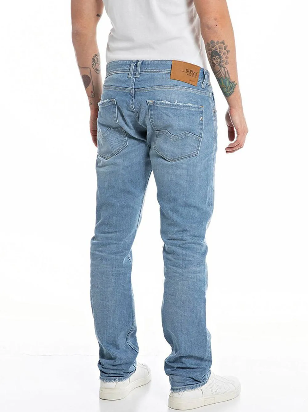 Indigo Stretch Denim - Deep Blue