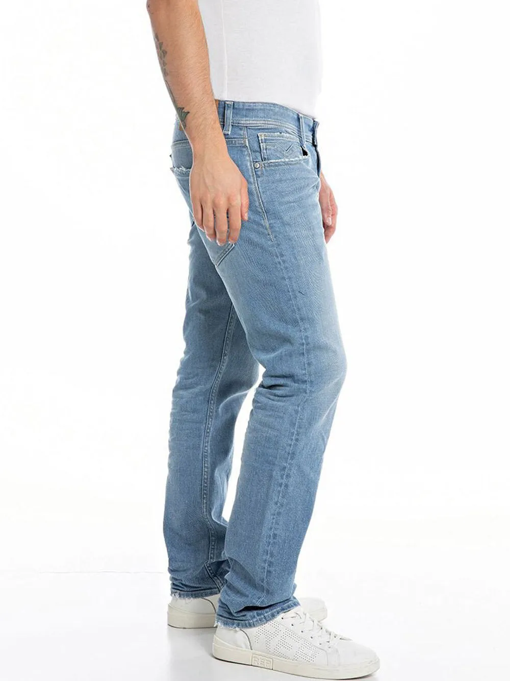 Indigo Stretch Denim - Deep Blue