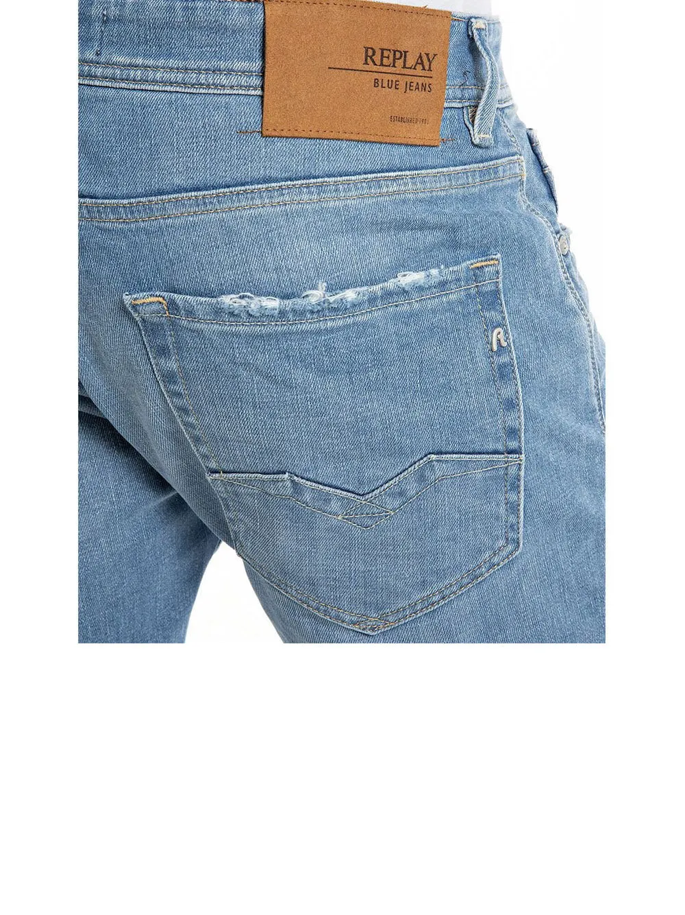 Indigo Stretch Denim - Deep Blue