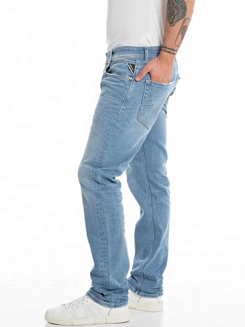 Indigo Stretch Denim - Deep Blue
