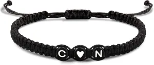 Initial Bracelets for Women Men's Bracelets Gifts for Girlfriend Boyfriend Letter Bracelets I Love You Gifts for Her Him Best Friend Birthday Gift Christmas Jewelry