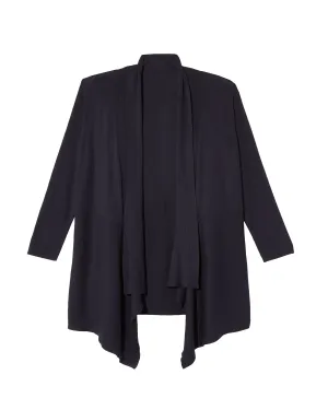 Joanne Draped Cardigan | Navy