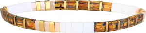 KELITCH New Women Tila Beads Bracelets Colorful Friendship Stackable Stretch Bracelets