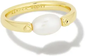 Kendra Scott Leighton Pearl Band Ring