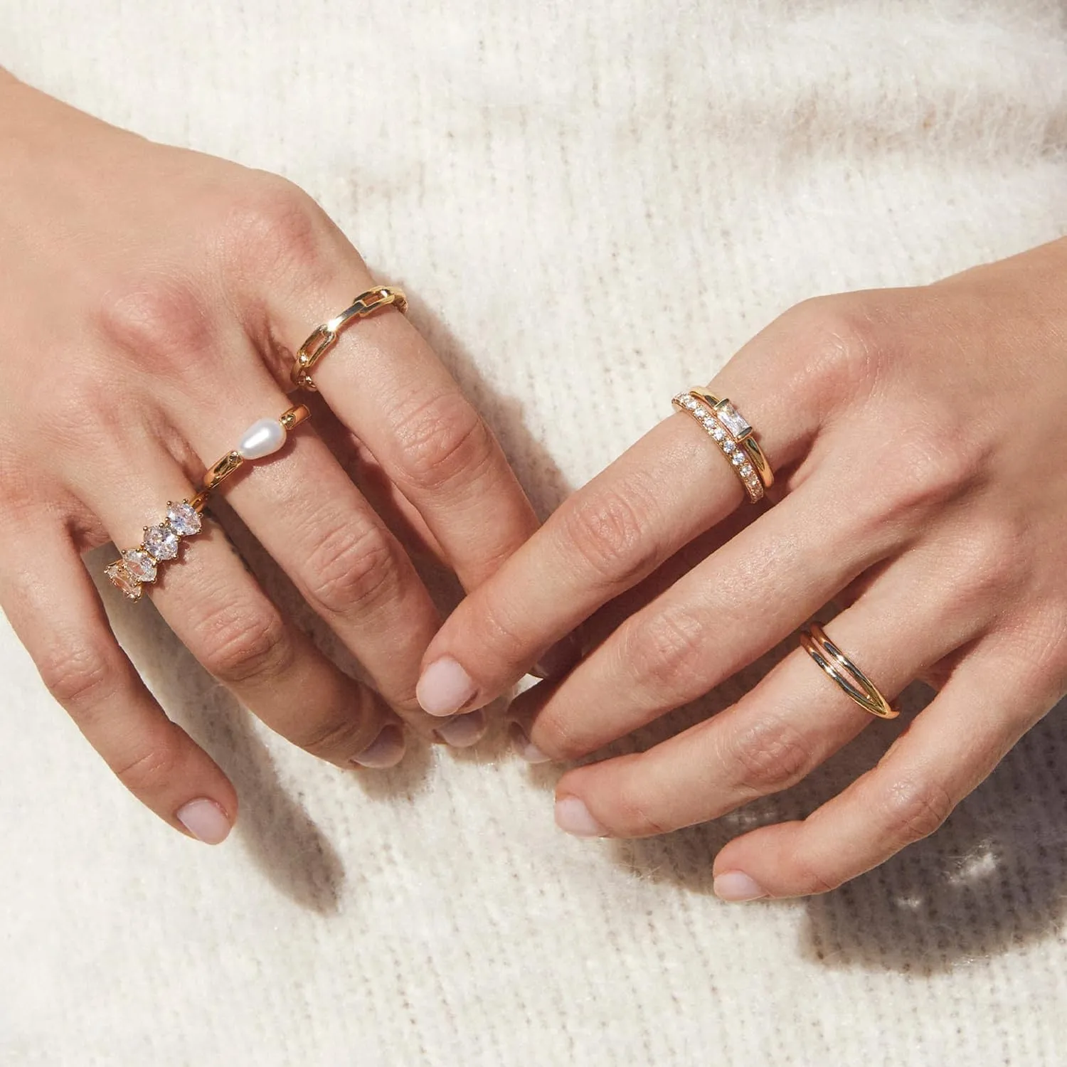 Kendra Scott Leighton Pearl Band Ring