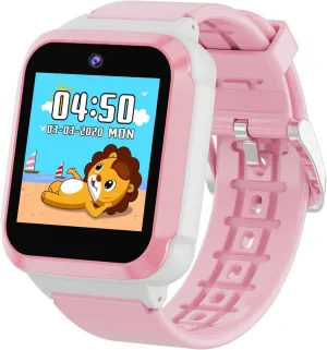 Kids Smart Watch Gift for Girls Boys Ages 4-12, HD Touch Screen Alarm Pedometer Games Video Camera Recorder Timer Kids Watch, Birthday Gift Toy for Girls Boys Ages 5 6 7 8 9 10