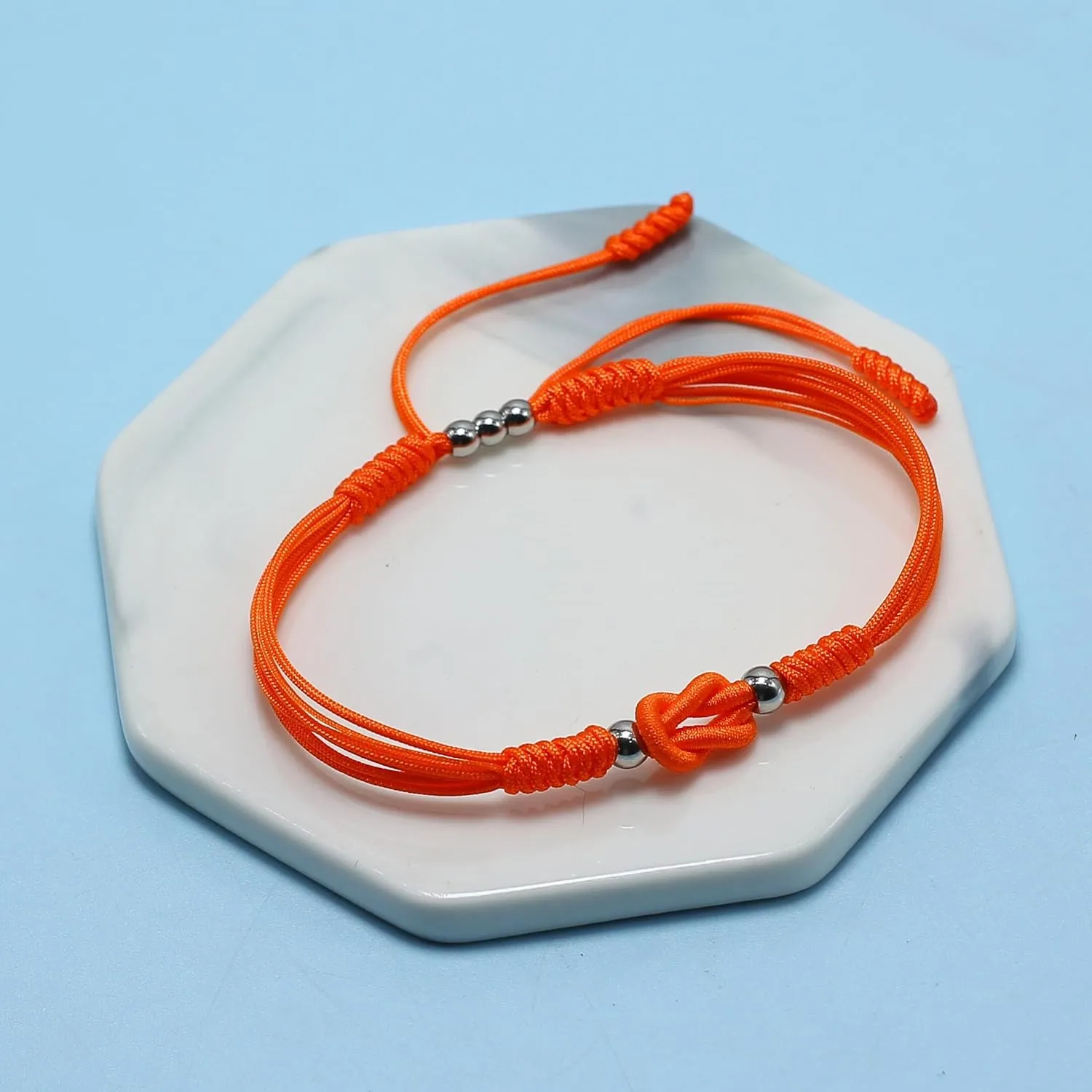 LAMIBEE Infinity Surfer Friendship Bracelet, Forever Love and Friendship with Multicolor Color, Lucky Tibetan Knot Protection String Woven