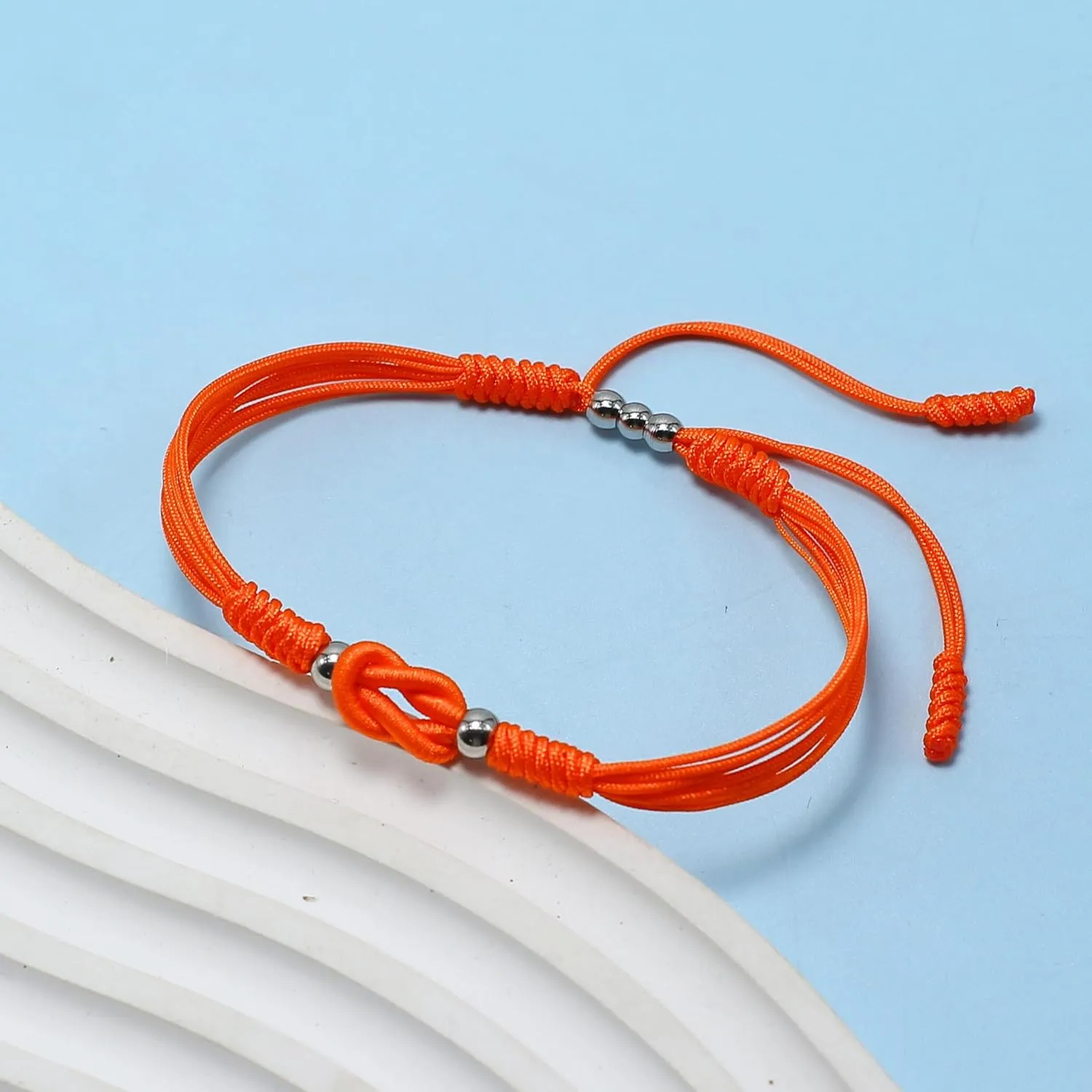 LAMIBEE Infinity Surfer Friendship Bracelet, Forever Love and Friendship with Multicolor Color, Lucky Tibetan Knot Protection String Woven