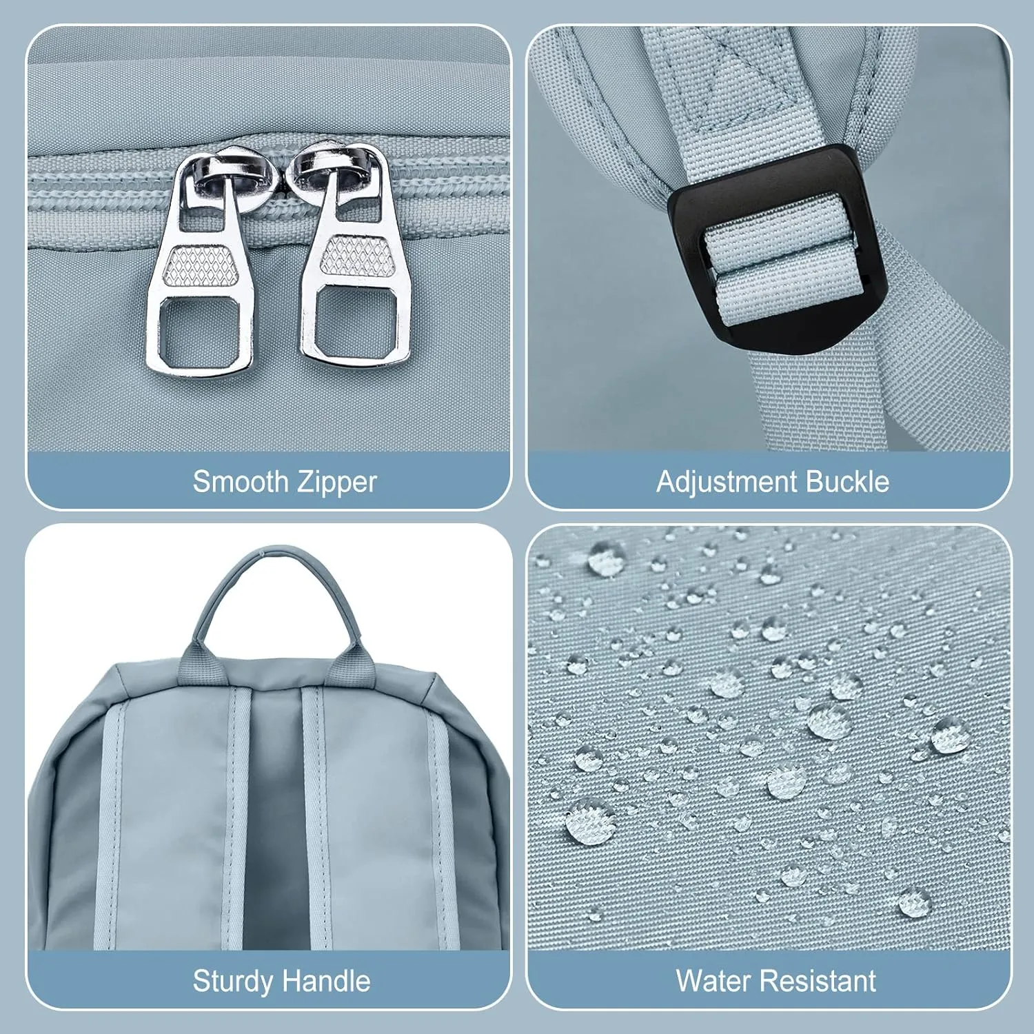 Large Backpacks for School Bag School Backpack for College Backpacks Bookbag for Women Waterproof Gym Backpack for Men Book Bags Small Simple Backpack Blue