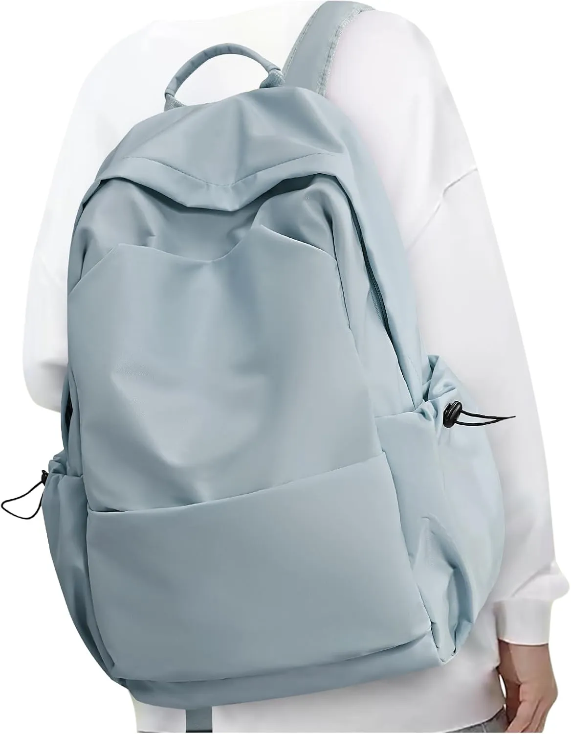 Large Backpacks for School Bag School Backpack for College Backpacks Bookbag for Women Waterproof Gym Backpack for Men Book Bags Small Simple Backpack Blue