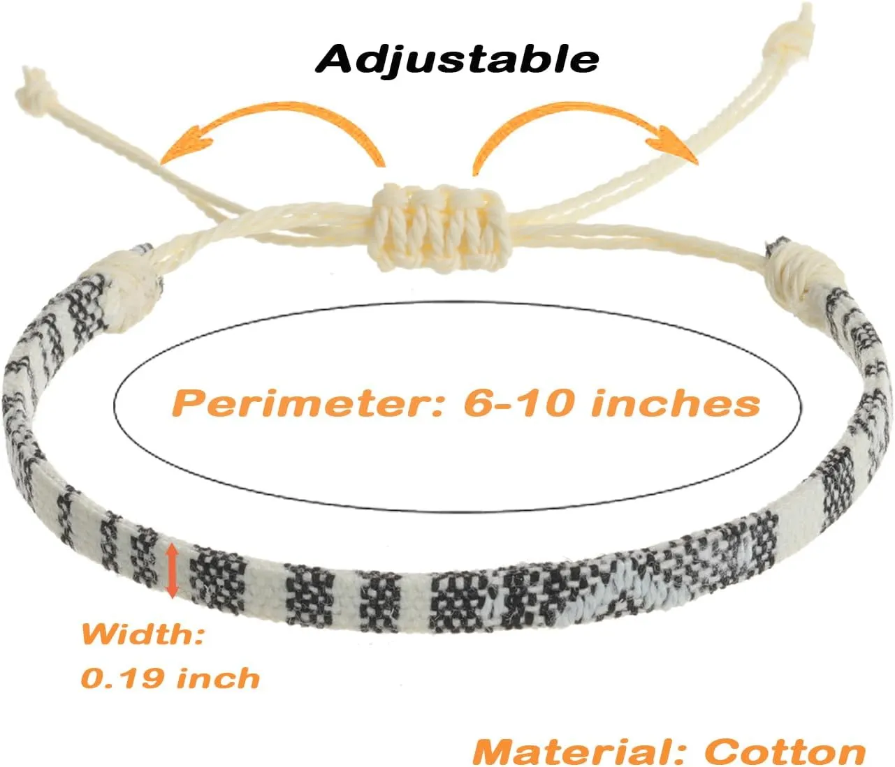 LUBINGSHINE 2pcs Surfer Beach Bracelet, Weave Bracelets for Men Women, Handmade Boho Beaded Braided Bracelets, Summer Jewelry Wrap Bracelets, Waterproof Adjustable Anklet